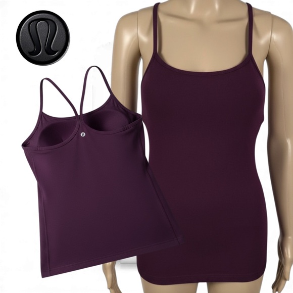 lululemon athletica Tops - 👛(ANY 2/$20) LULULEMON Purple Women's T-Back Tank Top
